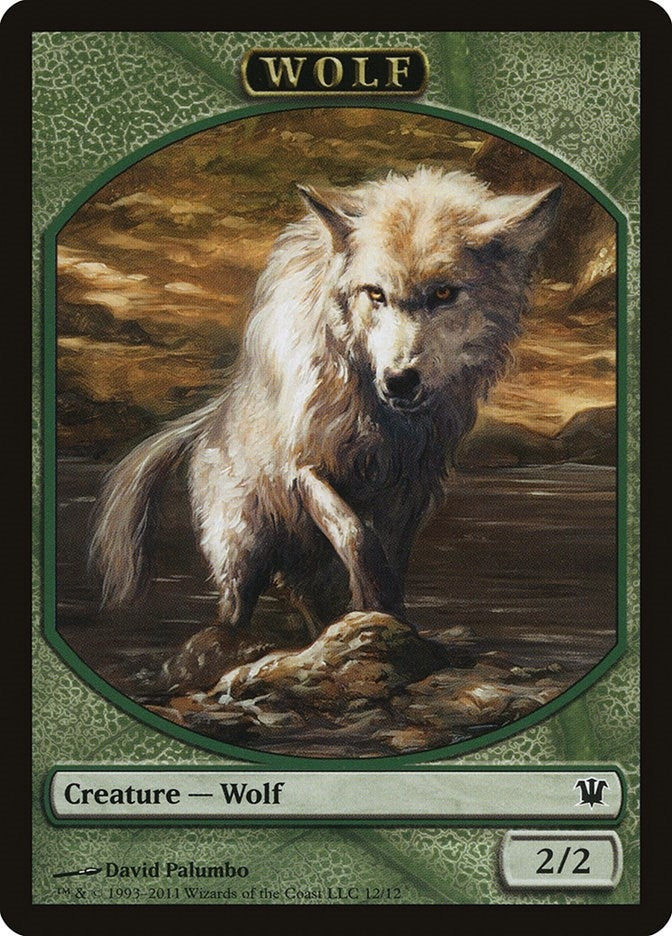 Image for Wolf Token (12) (Innistrad) (12) - Magic: The Gathering