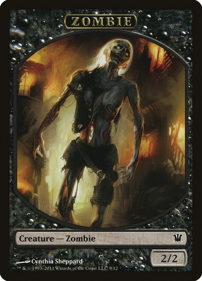 Image for Zombie Token (9) (Innistrad) (9) - Magic: The Gathering