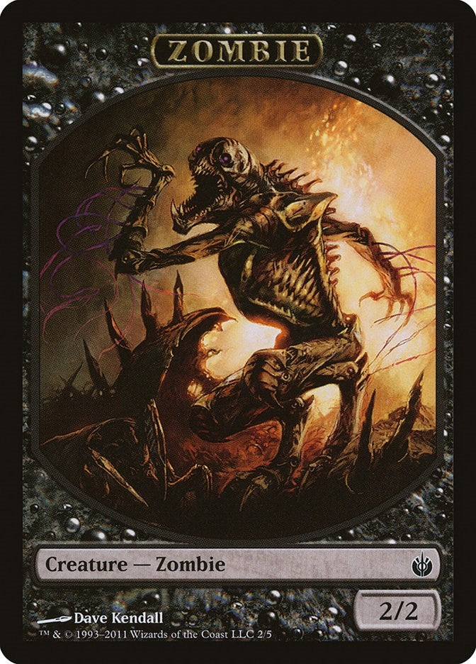 Image for Zombie Token (Mirrodin Besieged) (2) - Magic: The Gathering