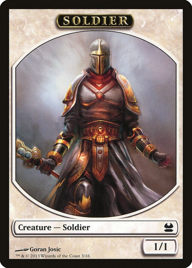 Image for Soldier Token (Modern Masters) (3) - Magic: The Gathering
