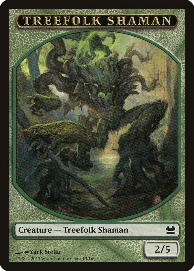 Image for Treefolk Shaman Token (Modern Masters) (13) - Magic: The Gathering