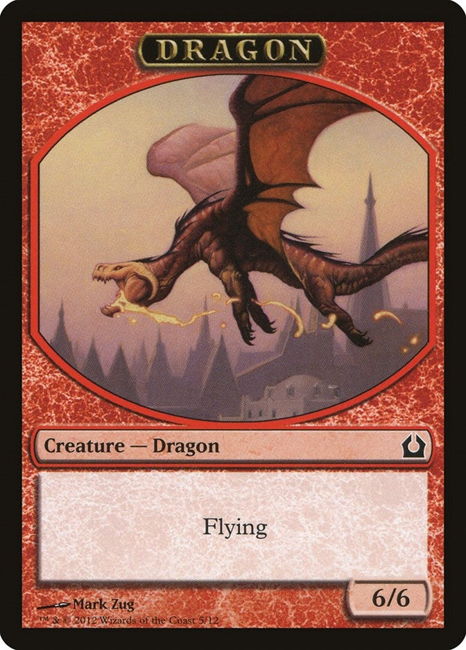 Image for Dragon Token (Return to Ravnica) (5) - Magic: The Gathering