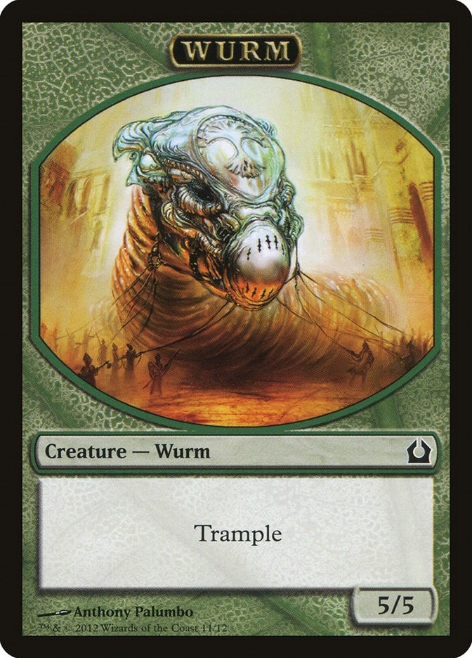 Image for Wurm Token (Return to Ravnica) (11) - Magic: The Gathering