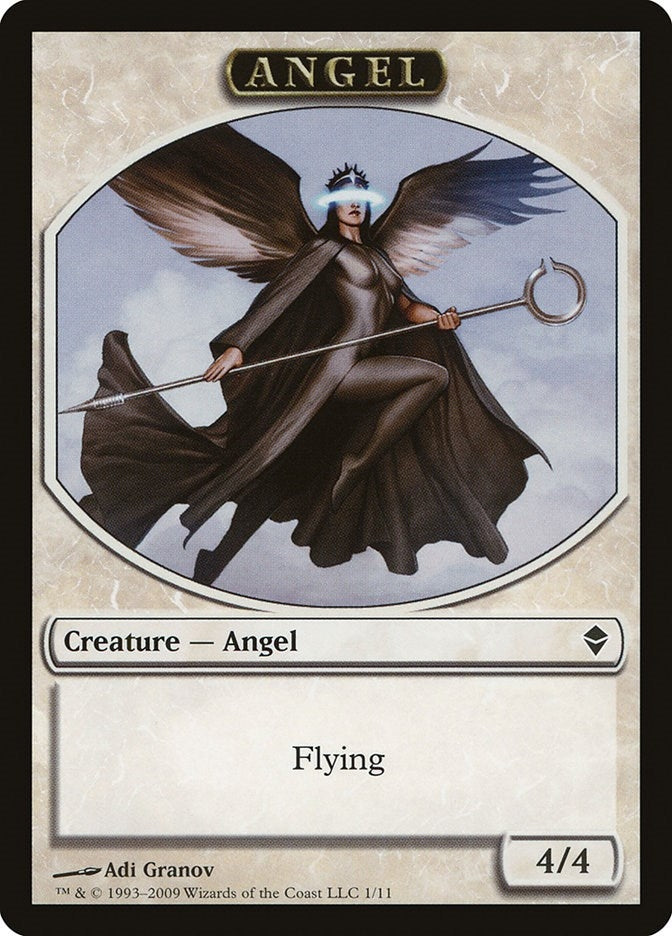 Image for Angel Token (Zendikar) (1) - Magic: The Gathering