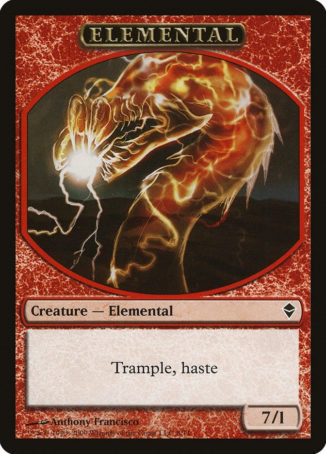 Image for Elemental Token (Zendikar) (8) - Magic: The Gathering