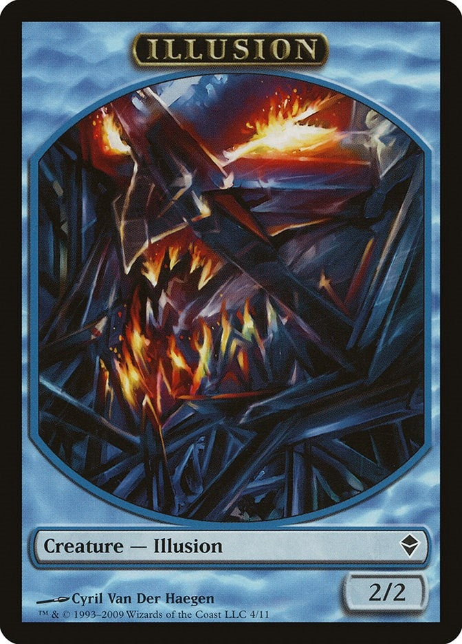 Image for Illusion Token (Zendikar) (4) - Magic: The Gathering