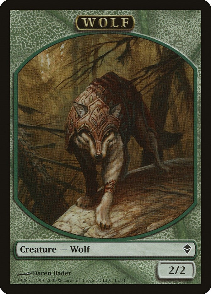 Image for Wolf Token (Zendikar) (11) - Magic: The Gathering