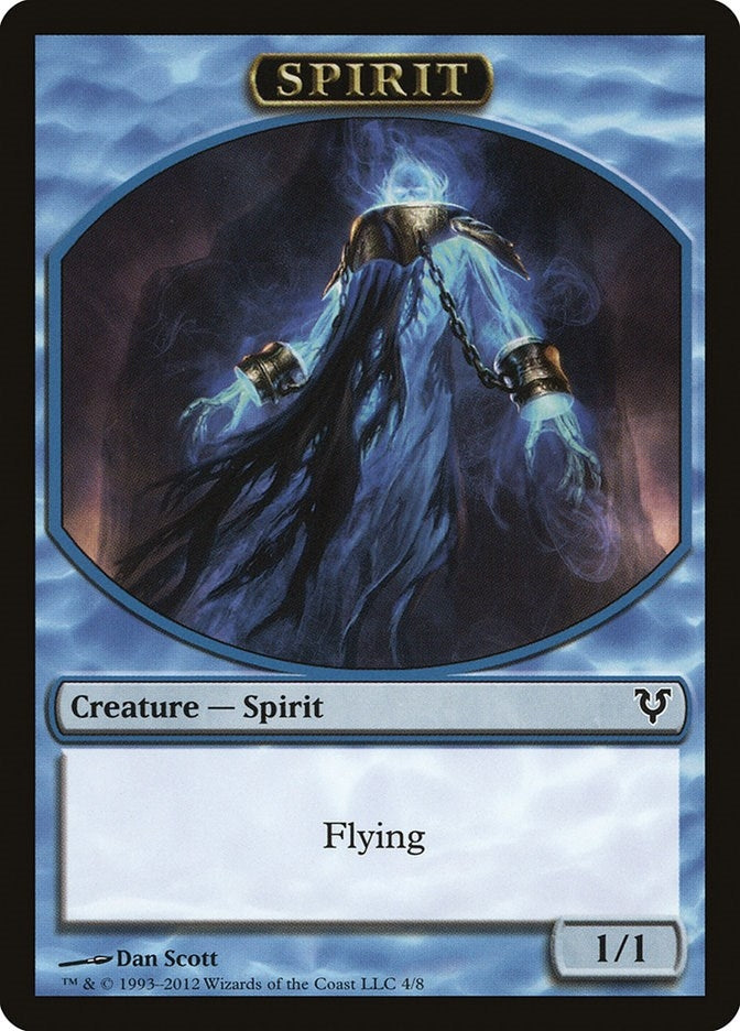 Image for Spirit Token (4) (Avacyn Restored) (4) - Magic: The Gathering