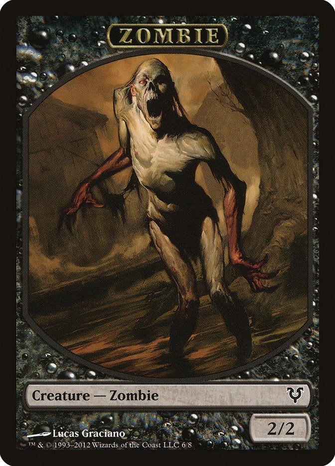 Image for Zombie Token (Avacyn Restored) (6) - Magic: The Gathering