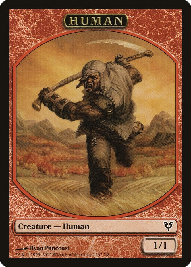 Image for Human Token (7) (Avacyn Restored) (7) - Magic: The Gathering