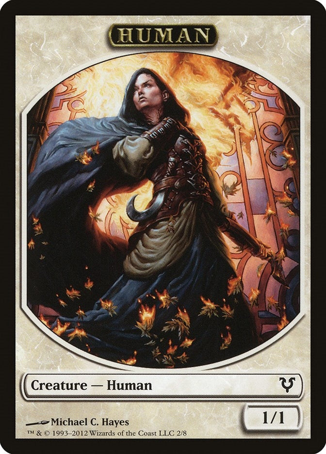 Image for Human Token (2) (Avacyn Restored) (2) - Magic: The Gathering