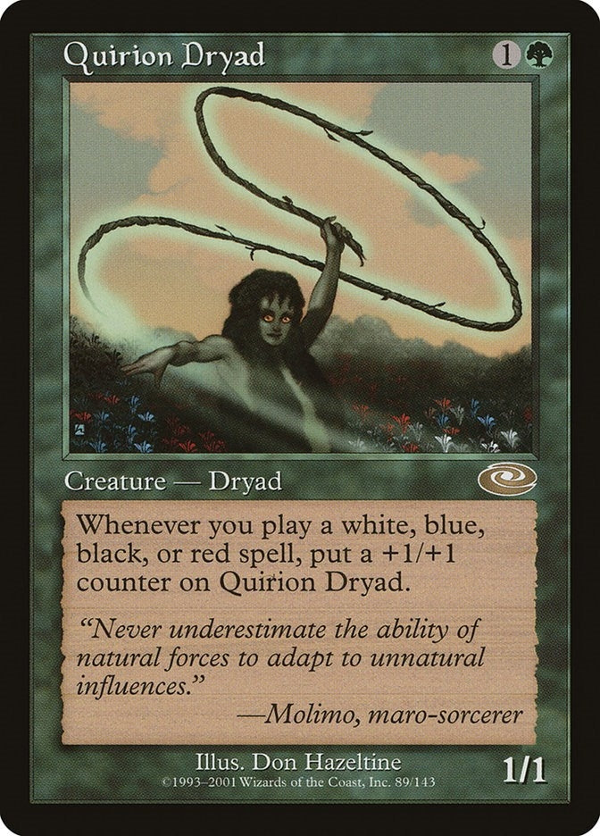 Image for Quirion Dryad (Planeshift) (89) - Magic: The Gathering