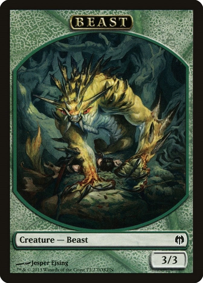 Image for Beast Token (Duel Decks: Heroes vs. Monsters) (T2) - Magic: The Gathering