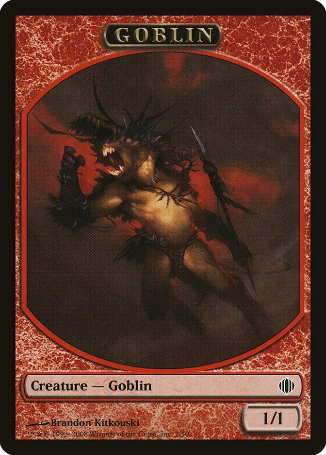 Image for Goblin Token (Shards of Alara) (7) - Magic: The Gathering