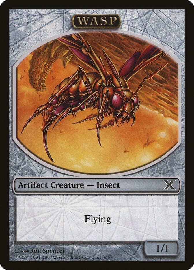 Image for Wasp Token (10th Edition) (6) - Magic: The Gathering