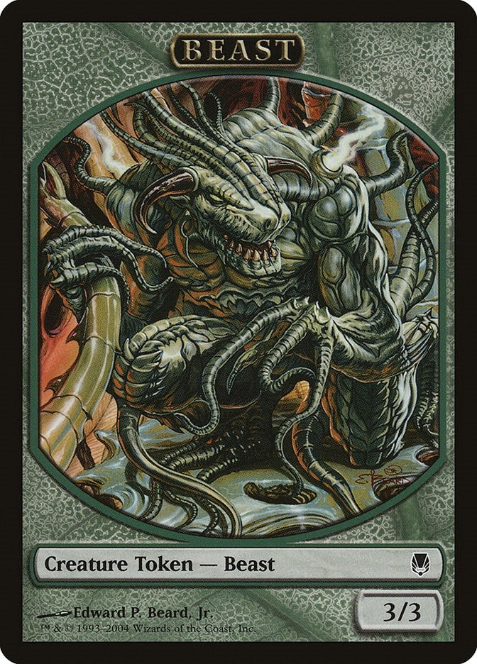 Image for Beast Token (Darksteel) (Magic Player Rewards) - Magic: The Gathering