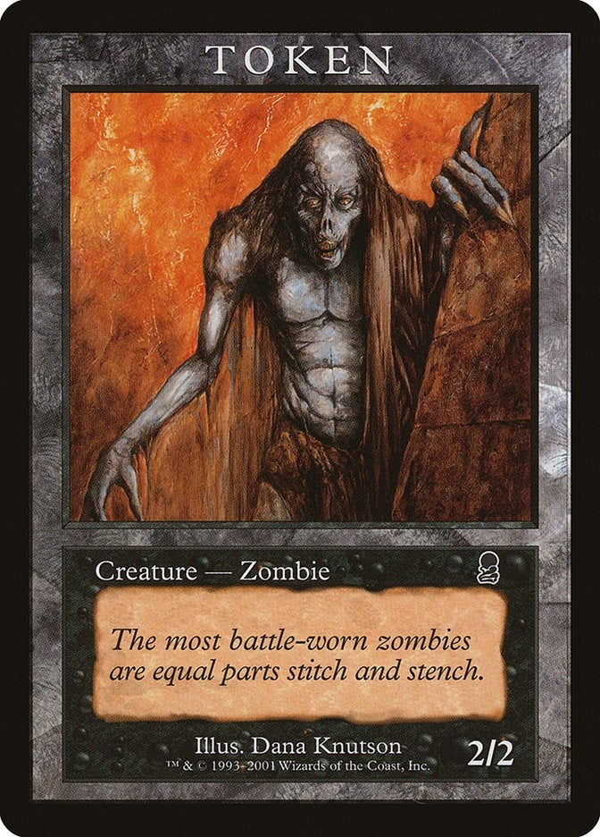 Image for Zombie Token (ODY) (Magic Player Rewards) - Magic: The Gathering