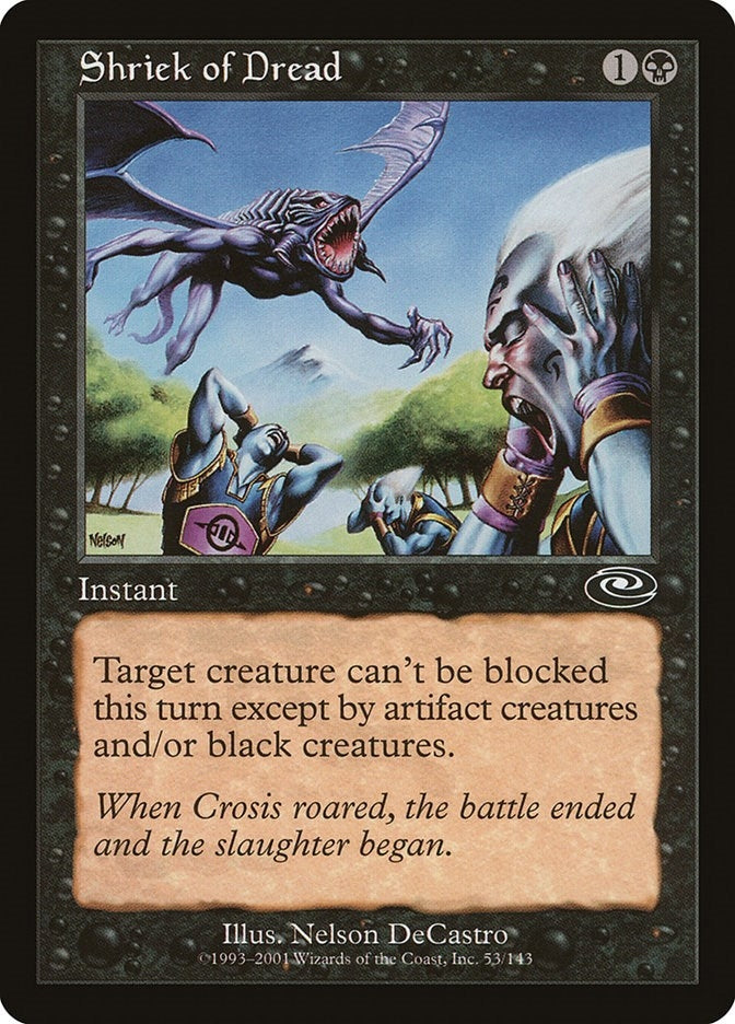 Image for Shriek of Dread (Planeshift) (53) - Magic: The Gathering