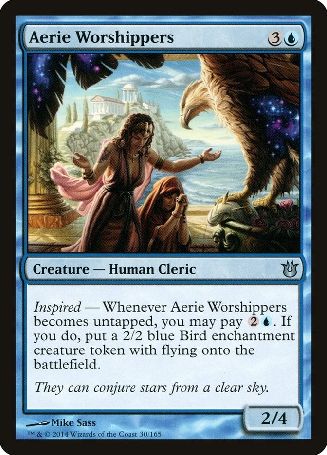 Image for Aerie Worshippers (Born of the Gods) (30) - Magic: The Gathering