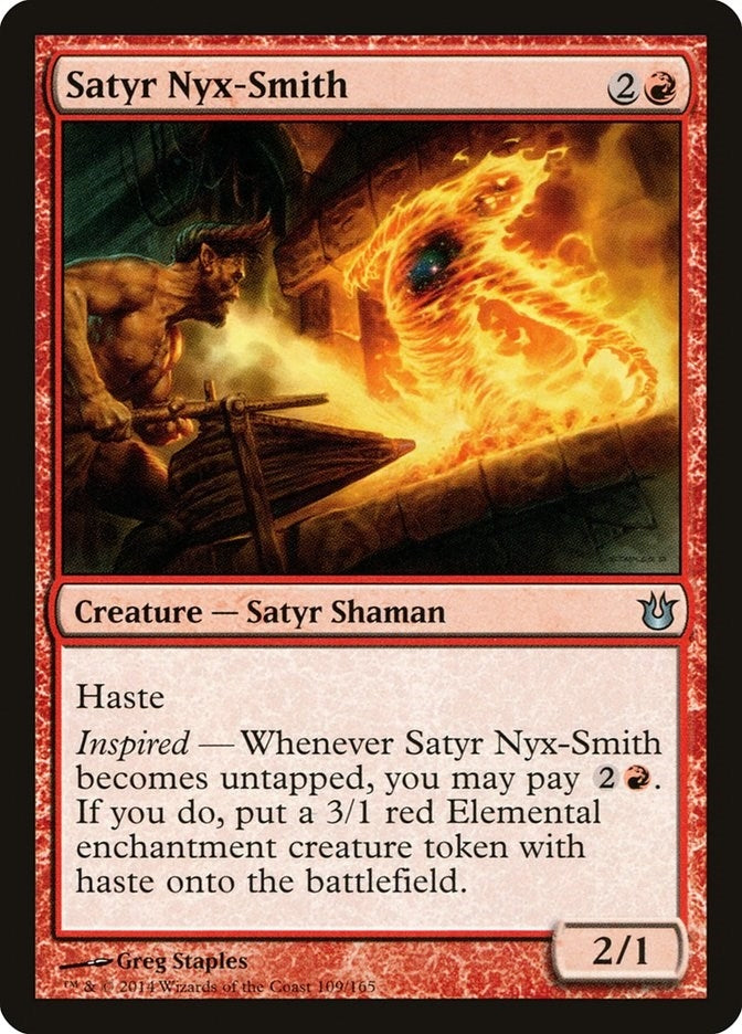 Image for Satyr Nyx-Smith (Born of the Gods) (109) - Magic: The Gathering