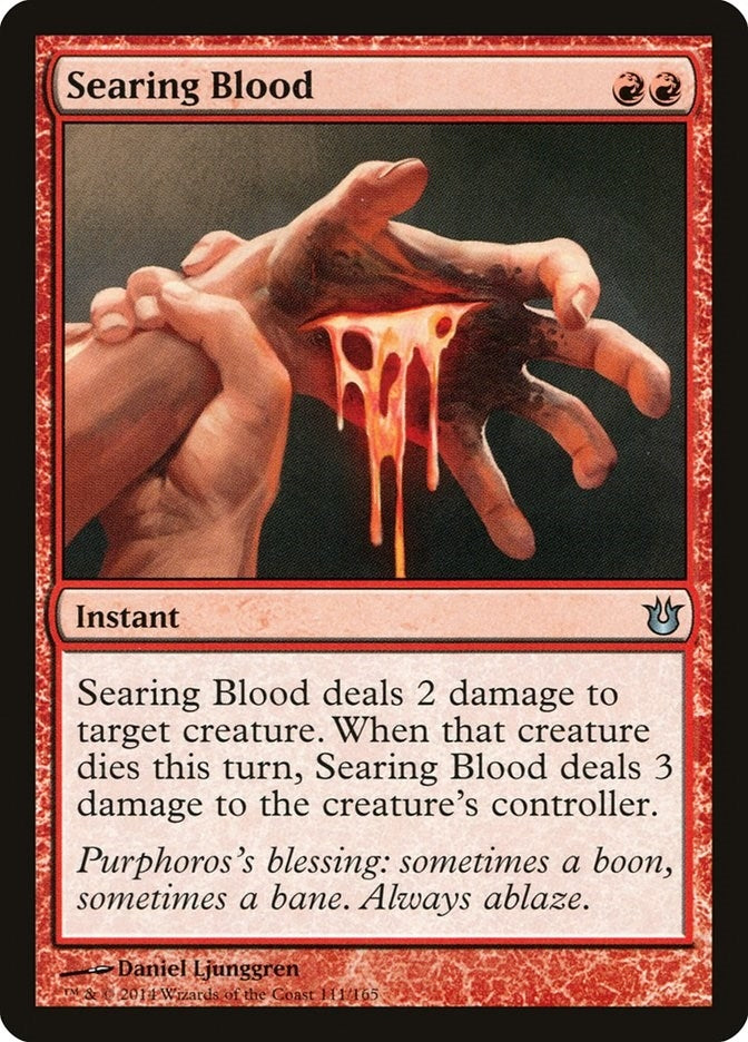Image for Searing Blood (Born of the Gods) (111) - Magic: The Gathering