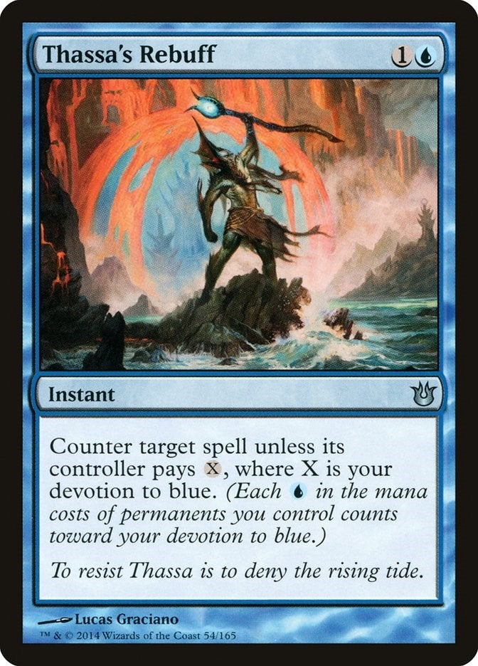 Image for Thassa's Rebuff (Born of the Gods) (54) - Magic: The Gathering