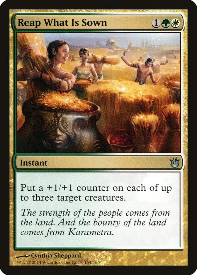 Image for Reap What Is Sown (Born of the Gods) (154) - Magic: The Gathering