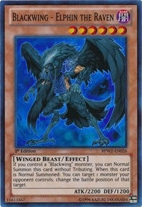 Image for Blackwing - Elphin the Raven (Battle Pack 2: War of the Giants Round 2) (BPW2-EN026) - YuGiOh