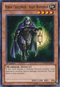 Image for Heroic Challenger - Night Watchman (Battle Pack 2: War of the Giants Round 2) (BPW2-EN054) - YuGiOh