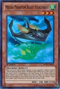 Image for Mecha Phantom Beast Stealthray (Battle Pack 2: War of the Giants Round 2) (BPW2-EN062) - YuGiOh