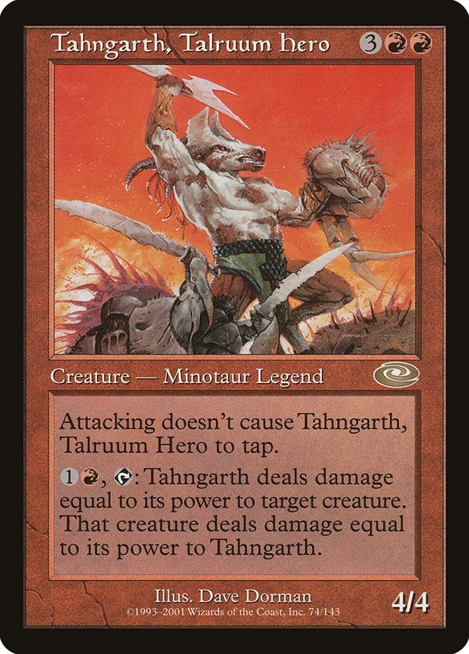 Image for Tahngarth, Talruum Hero (Planeshift) (74) - Magic: The Gathering