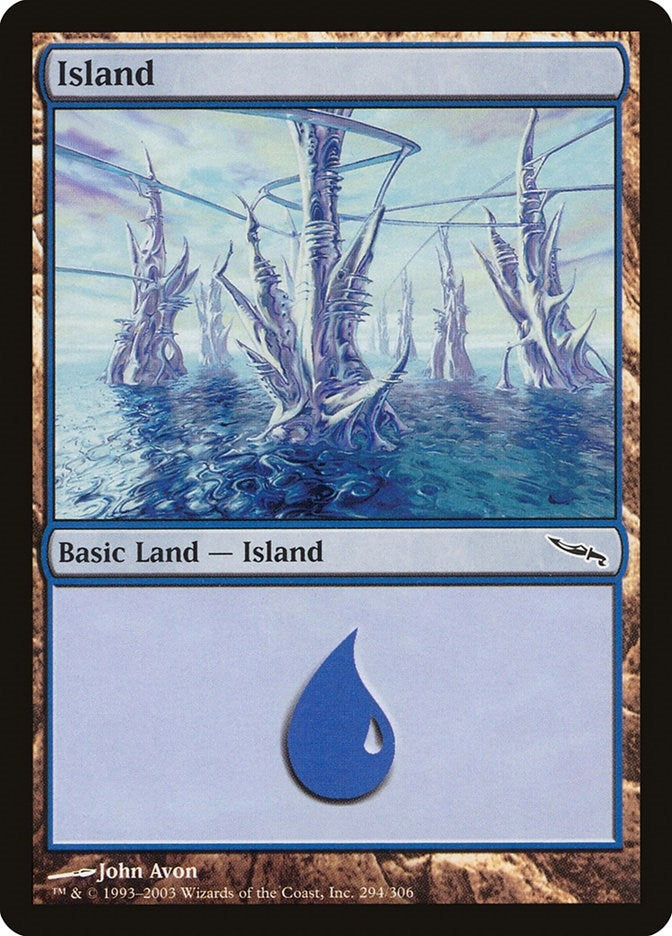 Image for Island (294) (Mirrodin) (294) - Magic: The Gathering