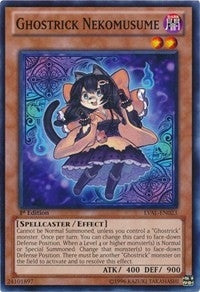 Image for Ghostrick Nekomusume (Legacy of the Valiant) (LVAL-EN023) - YuGiOh
