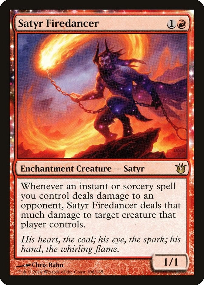 Image for Satyr Firedancer (Born of the Gods) (108) - Magic: The Gathering