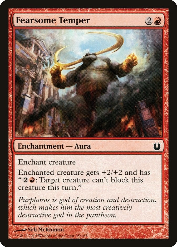 Image for Fearsome Temper (Born of the Gods) (95) - Magic: The Gathering