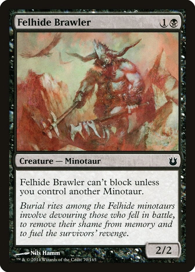 Image for Felhide Brawler (Born of the Gods) (70) - Magic: The Gathering