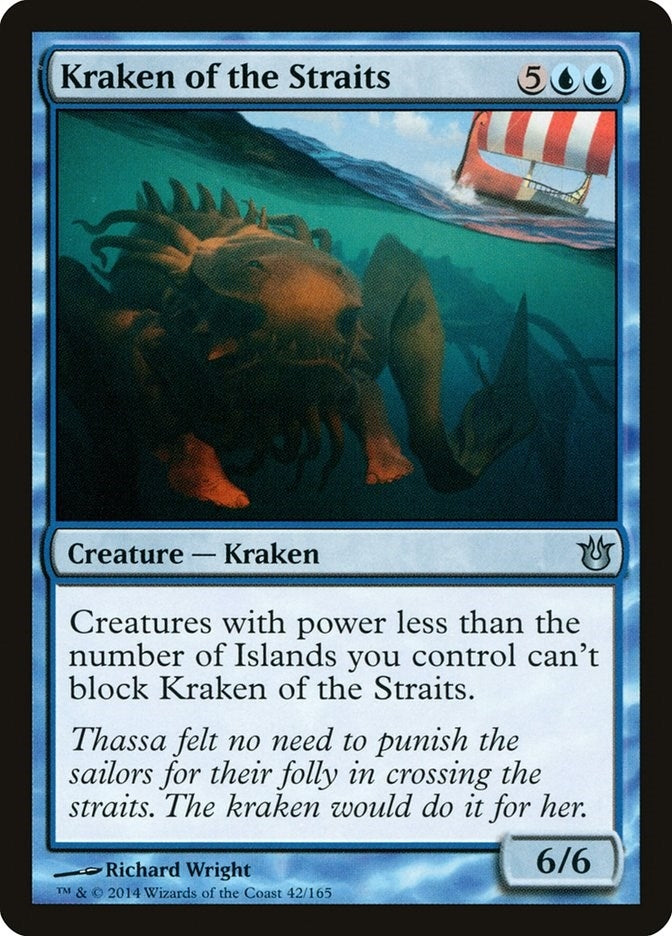 Image for Kraken of the Straits (Born of the Gods) (42) - Magic: The Gathering