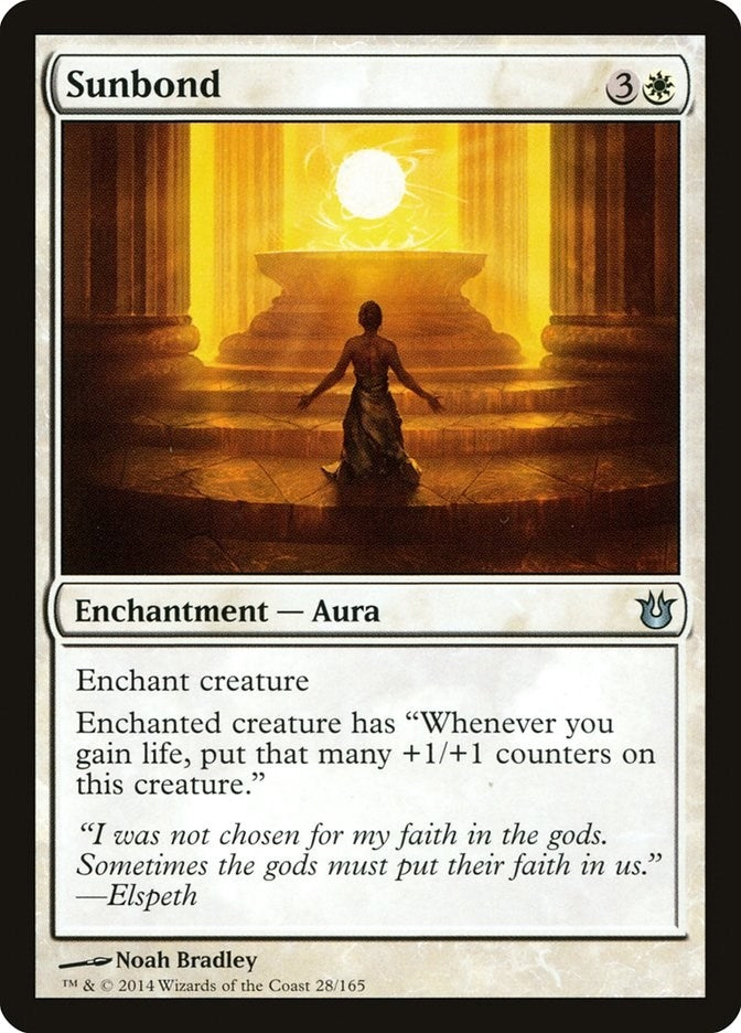 Image for Sunbond (Born of the Gods) (28) - Magic: The Gathering