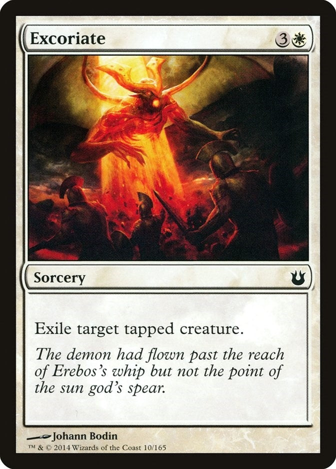 Image for Excoriate (Born of the Gods) (10) - Magic: The Gathering