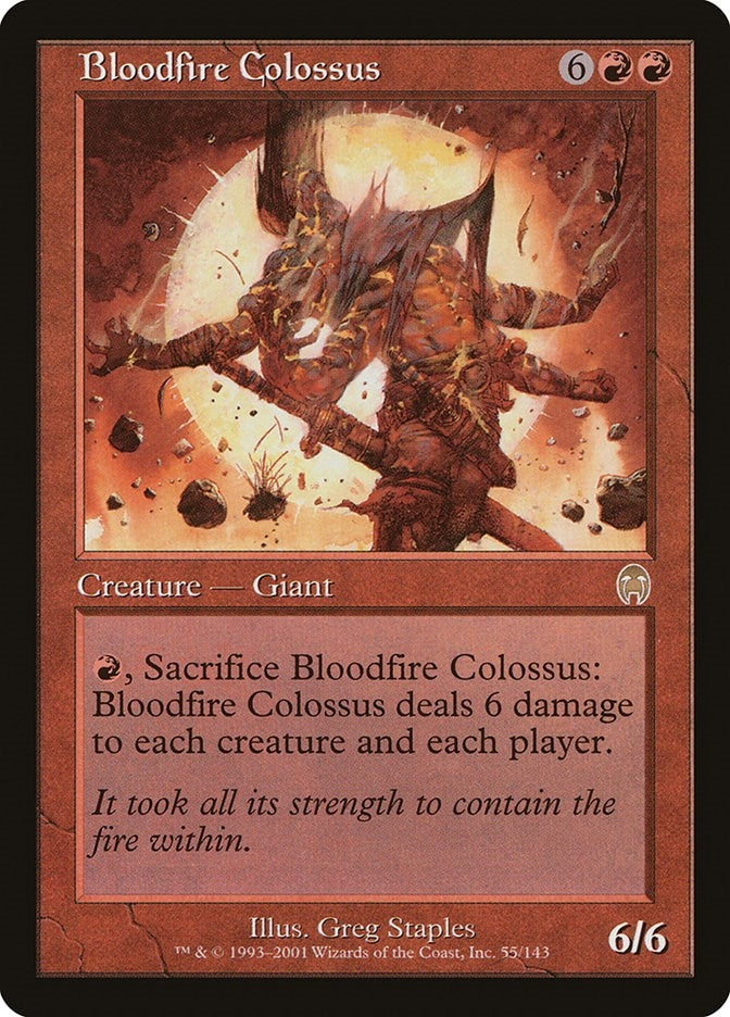 Image for Bloodfire Colossus (Apocalypse) (55) - Magic: The Gathering