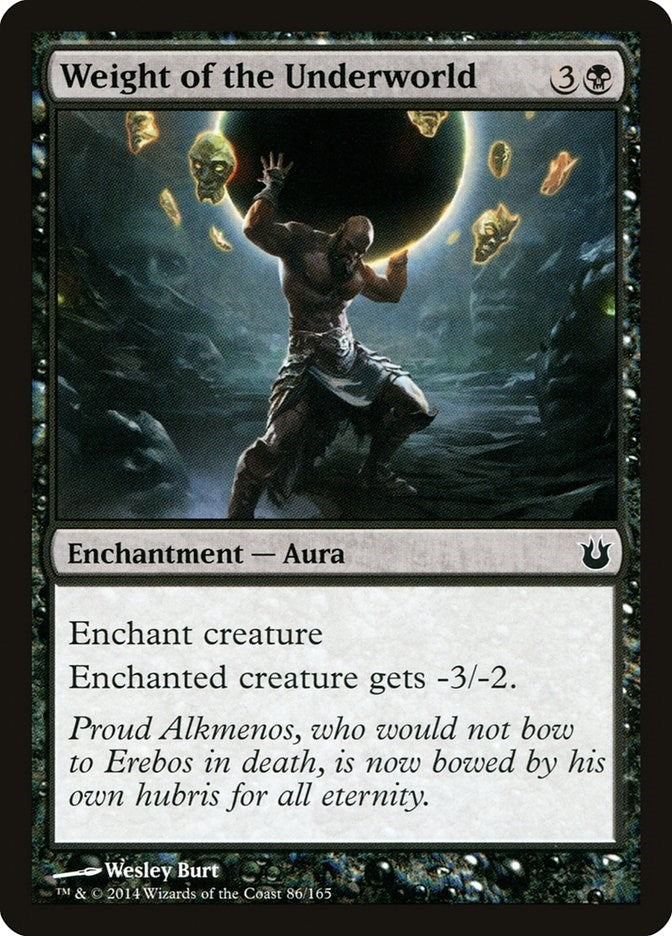 Image for Weight of the Underworld (Born of the Gods) (86) - Magic: The Gathering