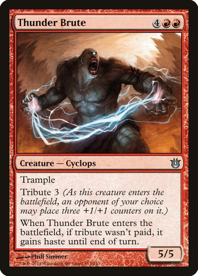 Image for Thunder Brute (Born of the Gods) (113) - Magic: The Gathering
