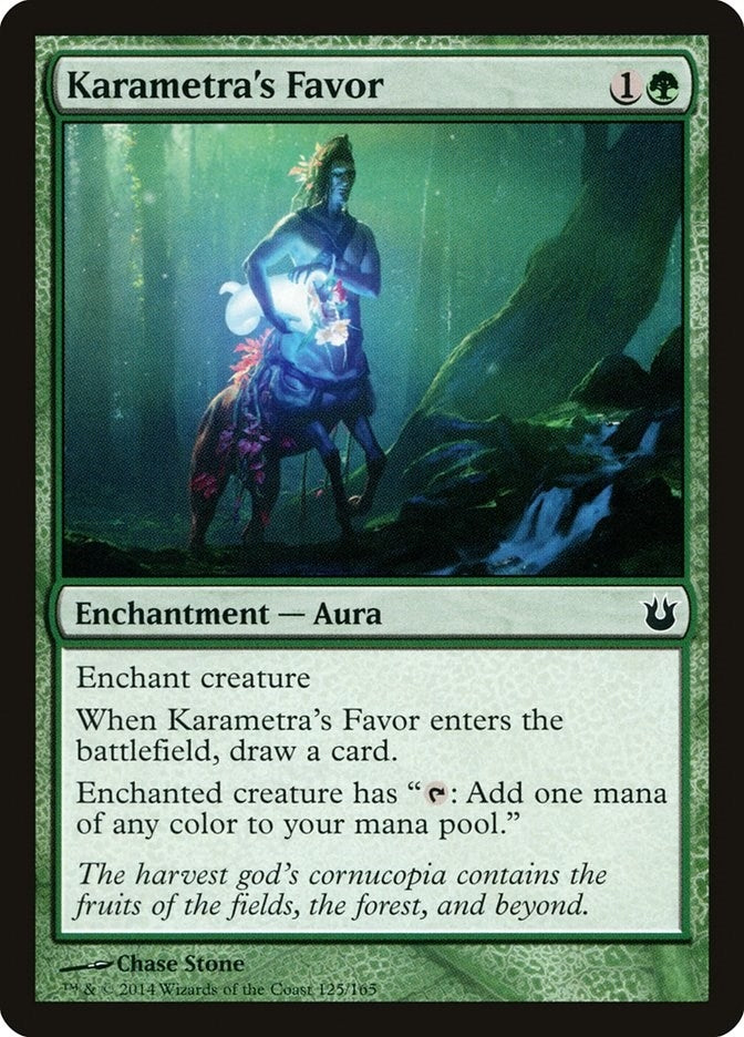 Image for Karametra's Favor (Born of the Gods) (125) - Magic: The Gathering