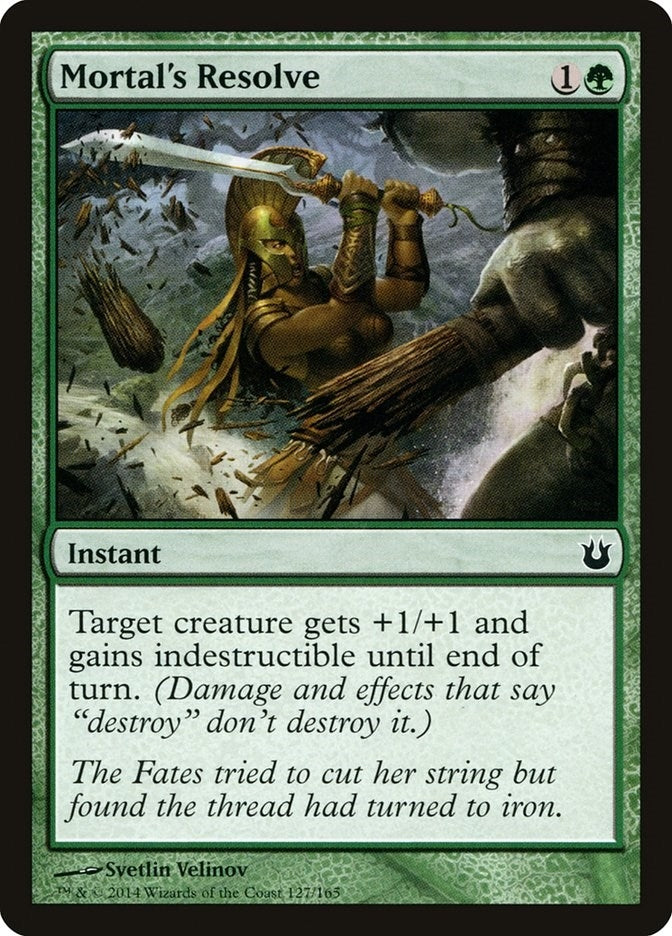 Image for Mortal's Resolve (Born of the Gods) (127) - Magic: The Gathering