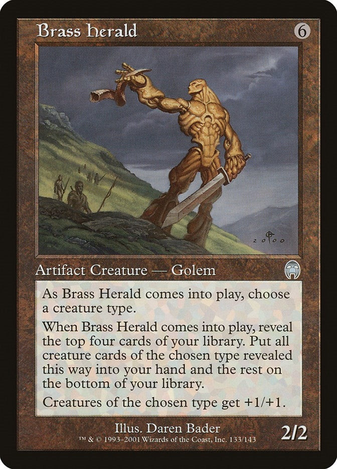 Image for Brass Herald (Apocalypse) (133) - Magic: The Gathering