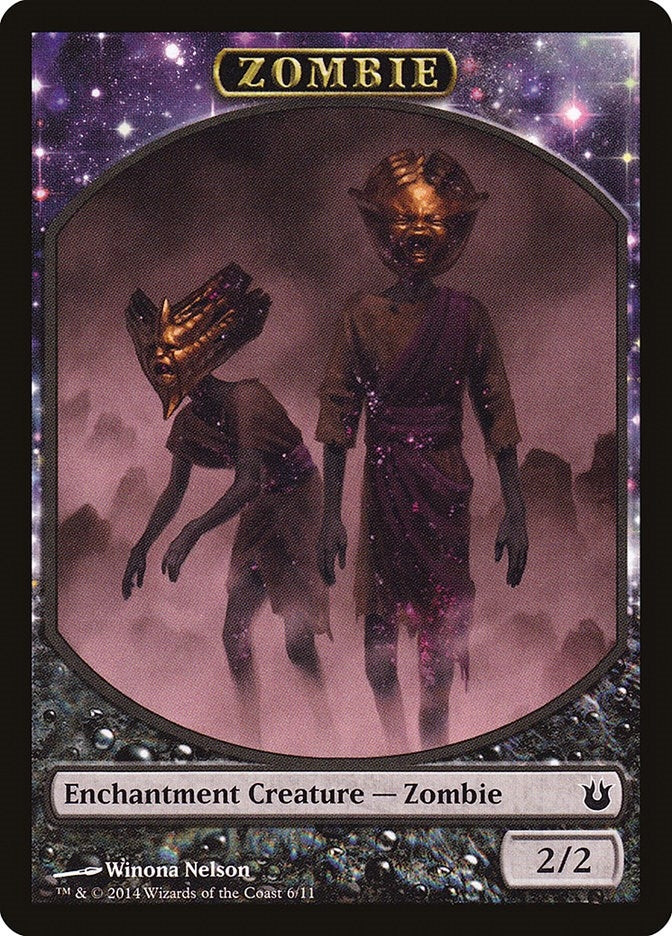 Image for Zombie Token (Born of the Gods) (6) - Magic: The Gathering