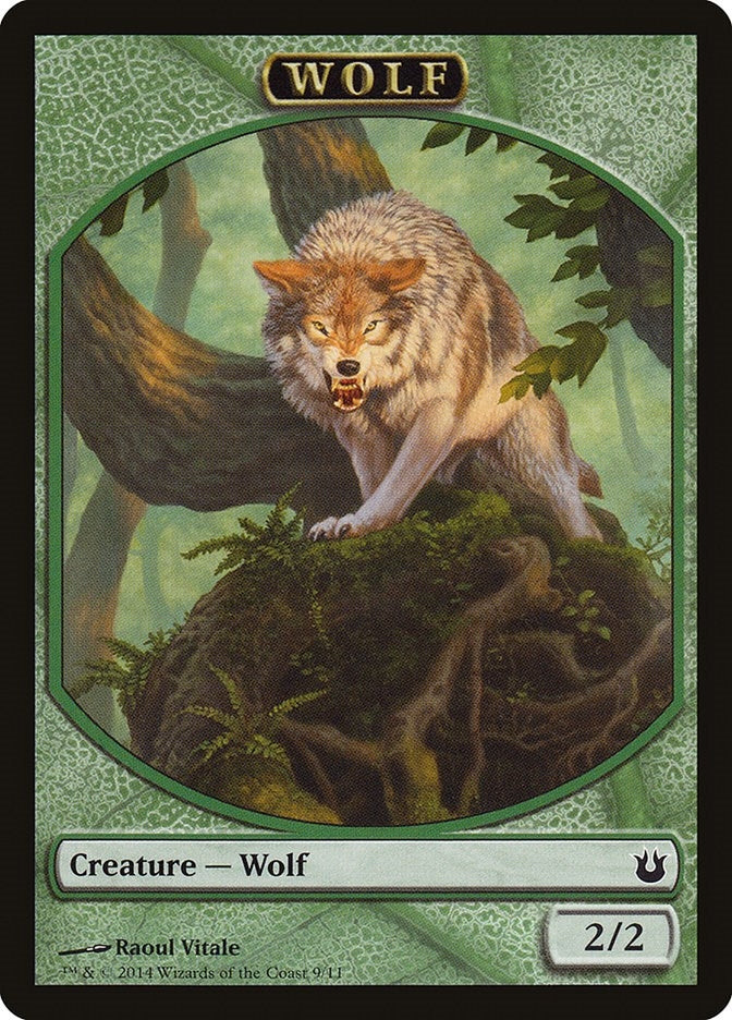 Image for Wolf Token (Born of the Gods) (9) - Magic: The Gathering