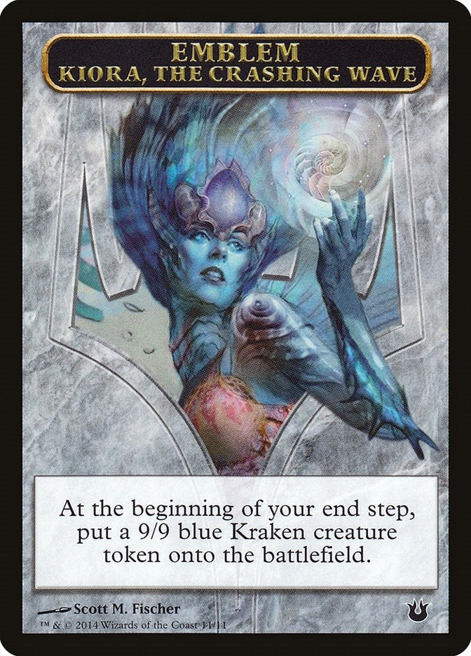 Image for Emblem - Kiora, the Crashing Wave (Born of the Gods) (11) - Magic: The Gathering