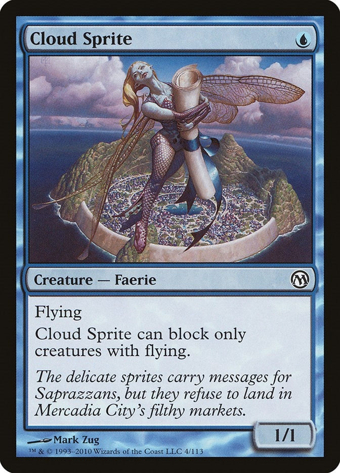 Image for Cloud Sprite (Duels of the Planeswalkers) (4) - Magic: The Gathering
