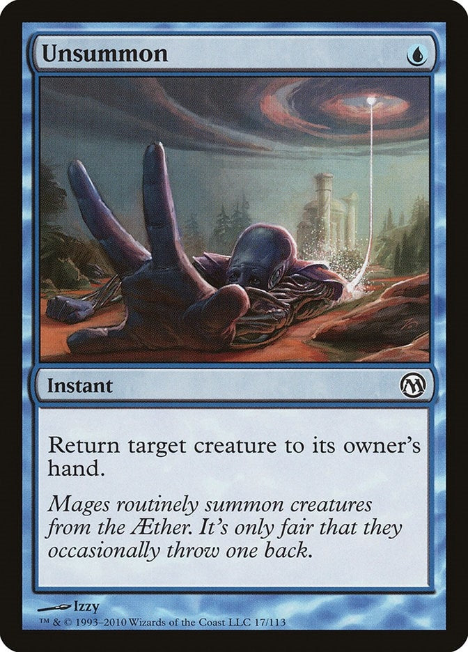 Image for Unsummon (Duels of the Planeswalkers) (17) - Magic: The Gathering